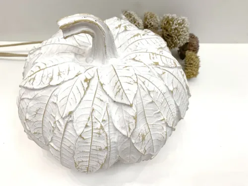 artificial pumpkin white