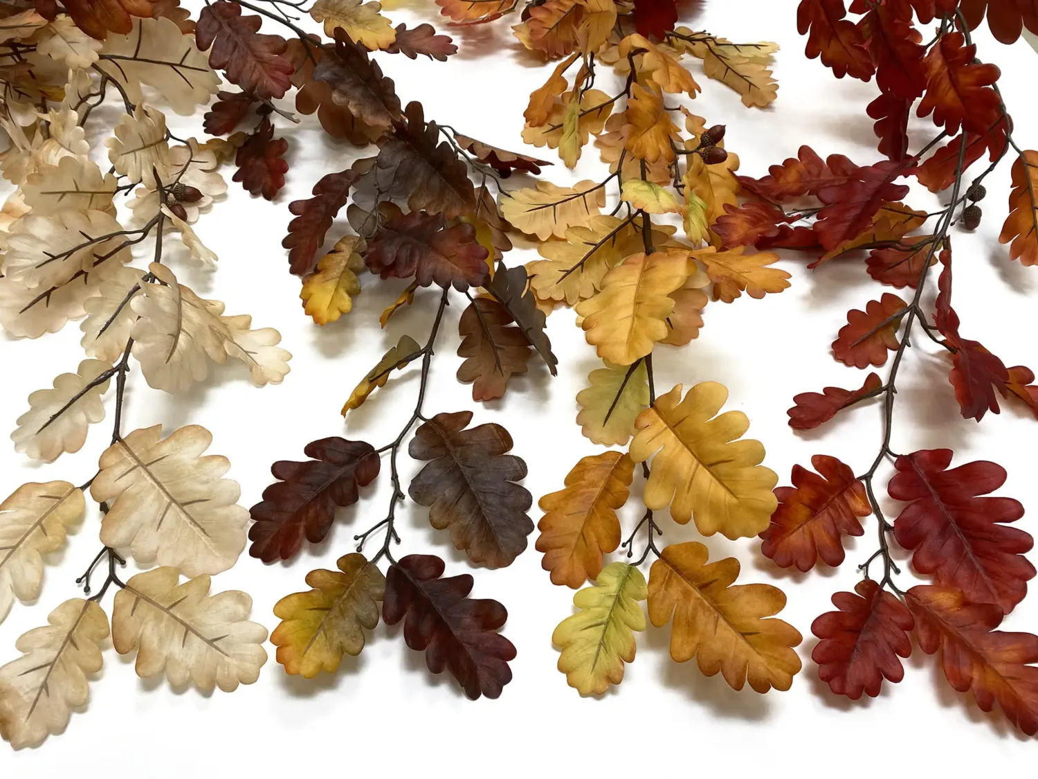 Fall oak garland